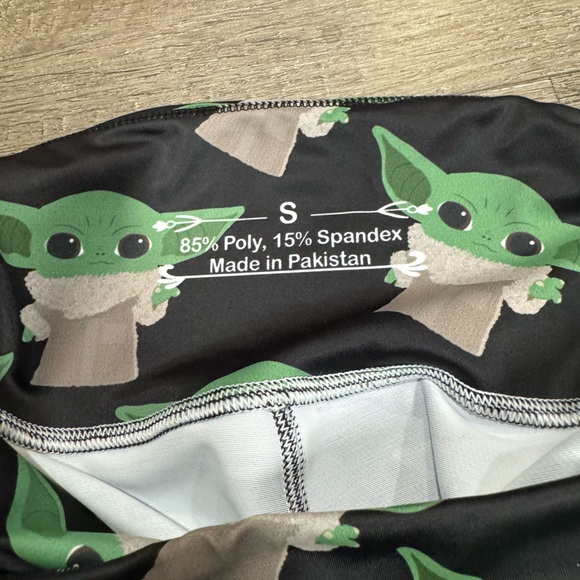 United Lifters NWOT High Waisted  Baby Yoda Shorts - Picture 3 of 4